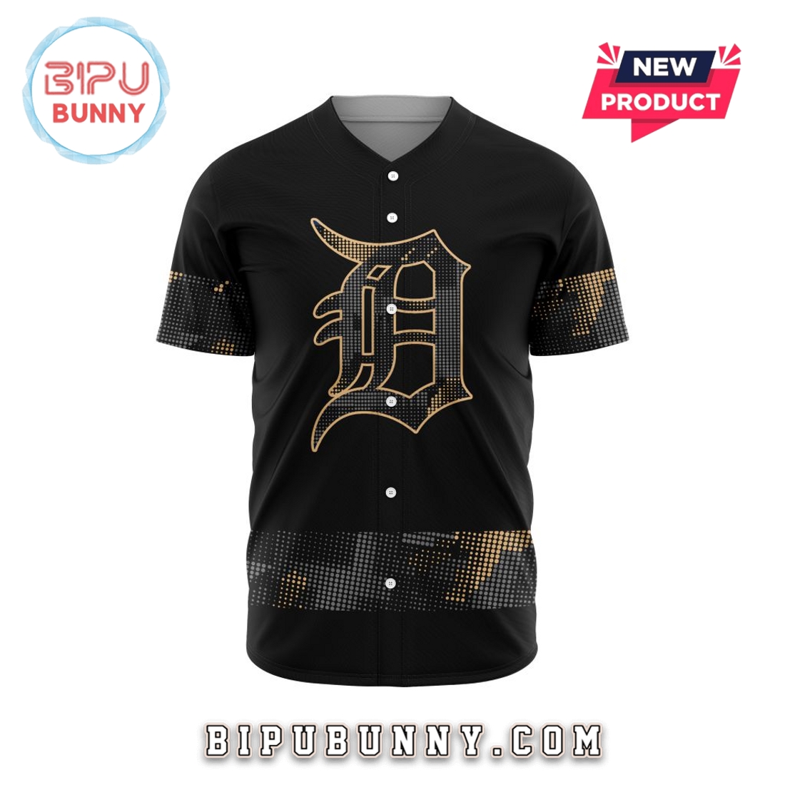 MLB Detroit Tigers 2025 Armed Forces Day Baseball Jersey - Image 2