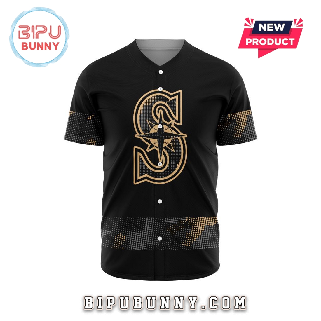 MLB Seattle Mariners 2025 Armed Forces Day Baseball Jersey - Image 2