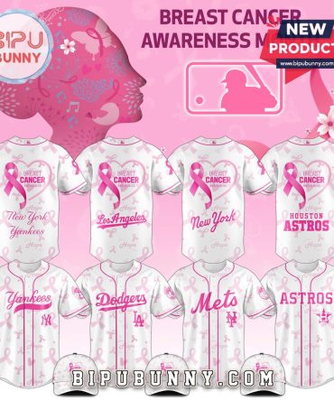 MLB x Breast Cancer Awareness Month Baseball Jersey