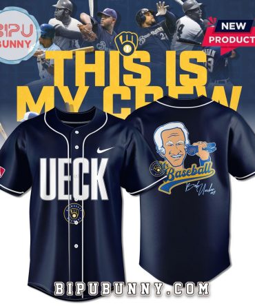 Mr Baseball Bob Uecker Milwaukee Brewers Baseball Jersey
