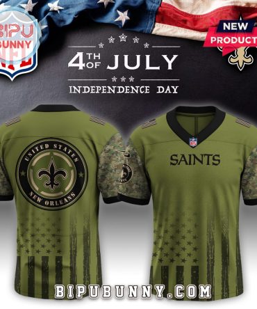 New Orleans Saints NFL x Independence Day Baseball Jersey