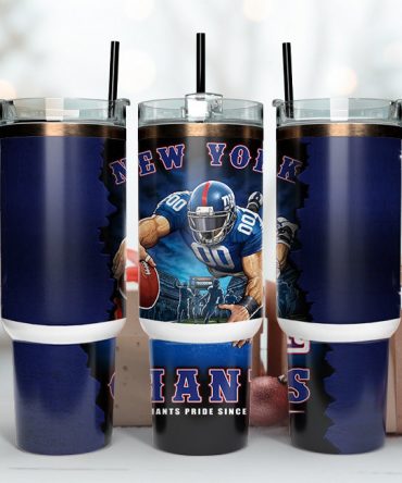 New York Giants NFL Mascot Custom Stanley Cup 40 oz 30 oz Tumbler With Handle