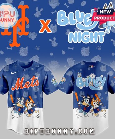 New York Mets 2025 Bluey Night Baseball Jersey