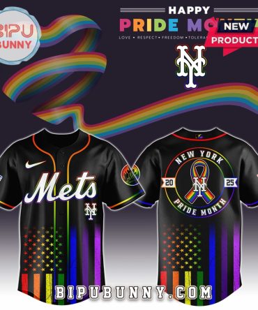 New York Mets Happy Pride Month Baseball Jersey