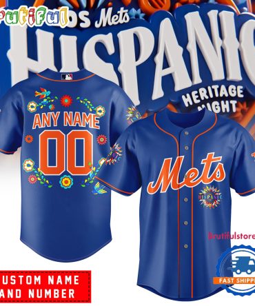 New York Mets Hispanic Heritage Night Custom Jersey Shirt