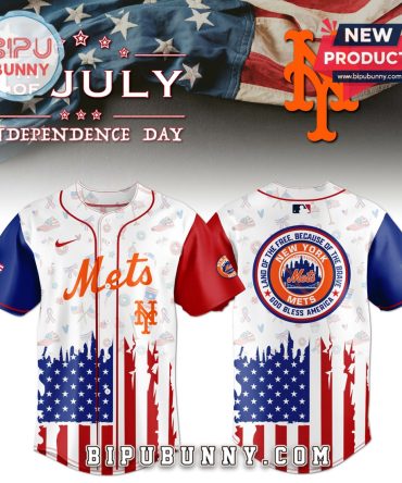 New York Mets Independence Day Baseball Jersey 2025