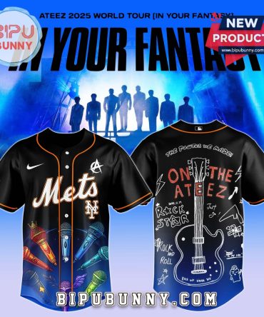 New York Mets MLB x ATEEZ 2025 World Tour Baseball Jersey