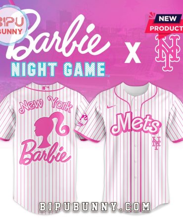 New York Mets MLB x Barbie Night Game Baseball Jersey