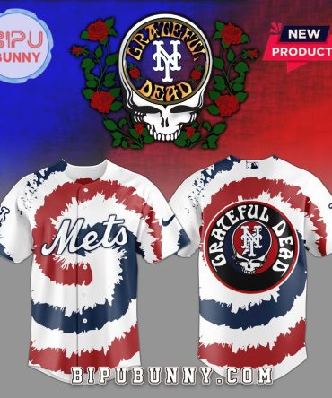 New York Mets MLB x Grateful Dead Baseball Jersey