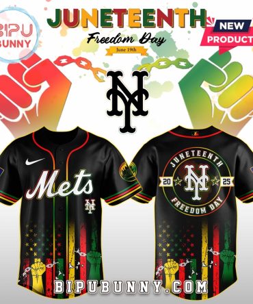 New York Mets MLB x Juneteenth Day 2025 Baseball Jersey