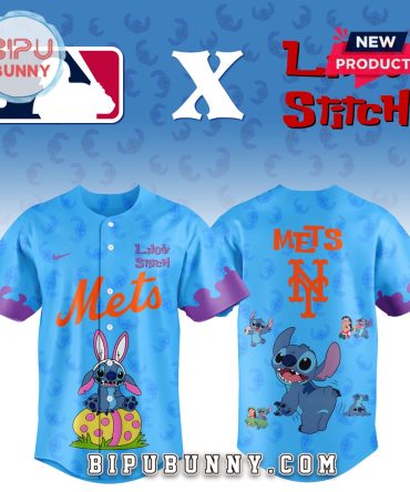 New York Mets MLB x Lilo and Stitch Baseball Jersey