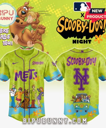 New York Mets MLB x Scooby Doo Baseball Jersey
