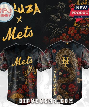 New York Mets MLB x Yakuza Bloodline Baseball Jersey