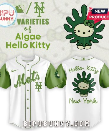 New York Mets x 32 Algae Hello Kitty Baseball Jersey