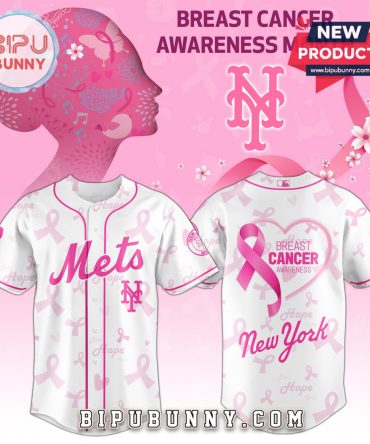 New York Mets x Breast Cancer Awareness Baseball Jersey