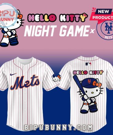 New York Mets x Hello Kitty Night Game Baseball Jersey