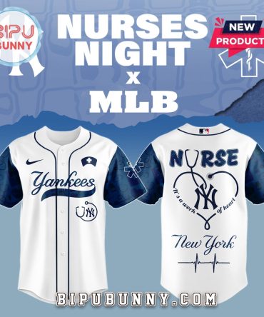 New York Yankees MLB Nurses Game Night Baseball Jersey