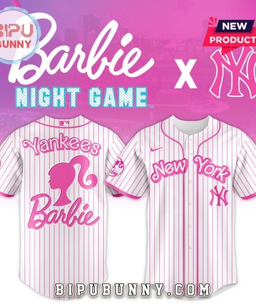 New York Yankees MLB x Barbie Night Game Baseball Jersey