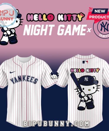 New York Yankees x Hello Kitty Night Game Baseball Jersey