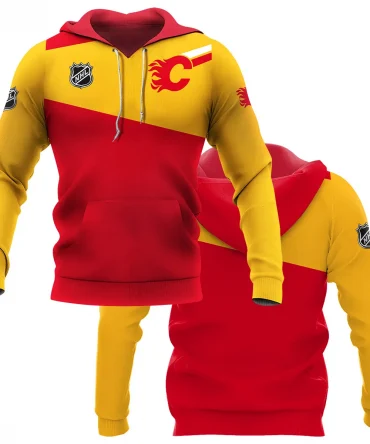 NHL Calgary Flames Exclusive All Over Prints HONHL041124WJ02CFHD - Hoodie