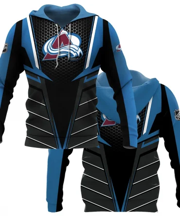 NHL Colorado Avalanche Exclusive All Over Prints HONHL041124A01CAHD - Hoodie