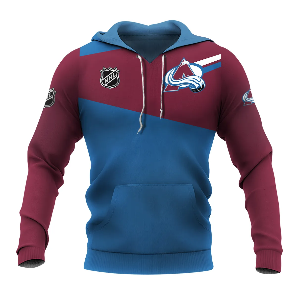 NHL Colorado Avalanche Exclusive All Over Prints HONHL041124WJ02CAHD - Hoodie - Image 2