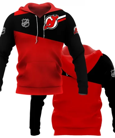 NHL New Jersey Devils Exclusive All Over Prints HONHL041124WJ02NJDHD - Hoodie