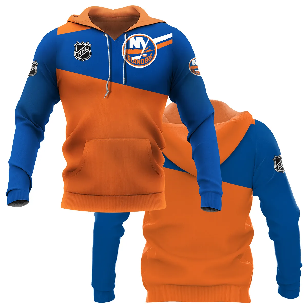 NHL New York Islanders Exclusive All Over Prints HONHL041124WJ02NYIHD - Hoodie