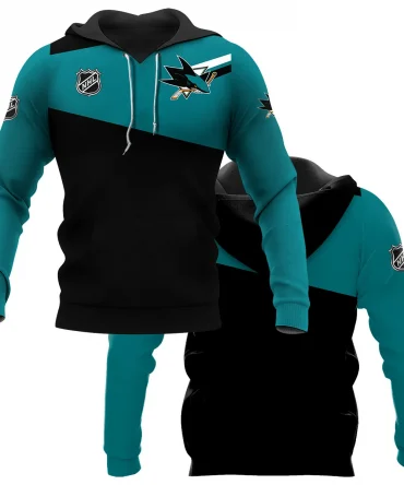NHL San Jose Sharks Exclusive All Over Prints HONHL041124WJ02SJSHD - Hoodie