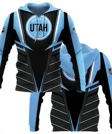 NHL Utah Hockey Club Exclusive All Over Prints HONHL041124A01UHCHD - Hoodie