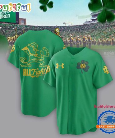 Notre Dame Irish Wear Green Jersey Shirt
