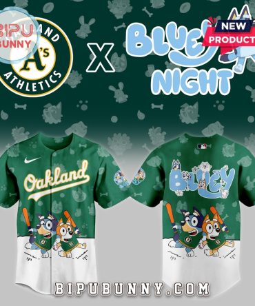 Oakland Athletics 2025 Bluey Night Baseball Jersey