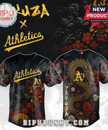 Oakland Athletics MLB x Yakuza Bloodline Baseball Jersey