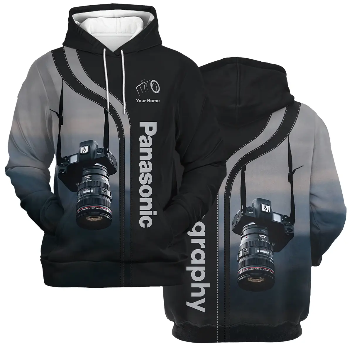 Personalized Gifts Custom Your Name Panasonic Photography Videography All Over Prints BL251024A1PSN - Hoodie