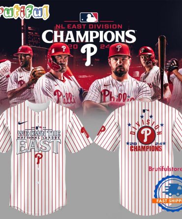 Philadelphia Phillies 2024 National League East Champions Jersey Shirt