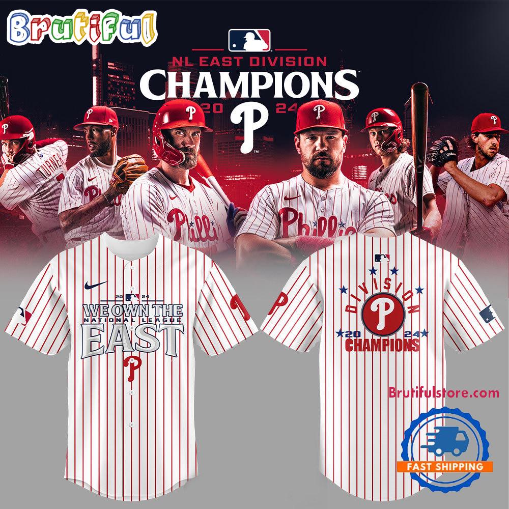 Philadelphia Phillies 2024 National League East Champions Jersey Shirt