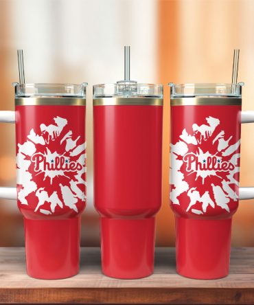 Philadelphia Phillies Baseball MLB Sport Custom Stanley Cup 40 oz 30 oz Tumbler With Handle