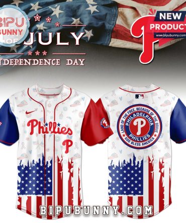 Philadelphia Phillies Independence Day Baseball Jersey 2025