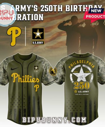 Philadelphia Phillies MLB x 250 U.S. Army Baseball Jersey