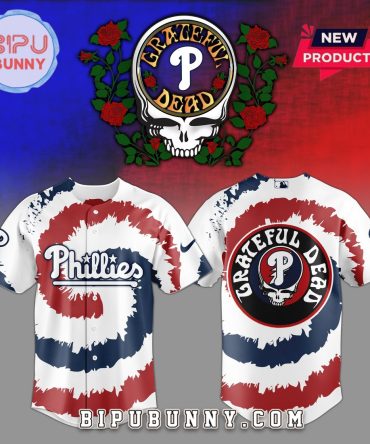 Philadelphia Phillies MLB x Grateful Dead Baseball Jersey