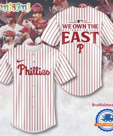 Philadelphia Phillies NL East Division Champions 2024 Jersey Shirt