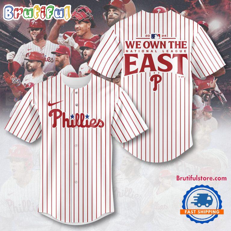 Philadelphia Phillies NL East Division Champions 2024 Jersey Shirt