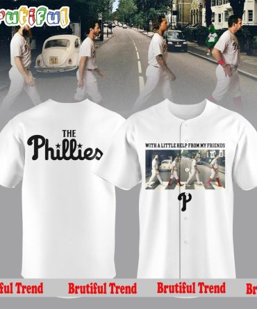 Philadelphia Phillies With A Little Help From My Friends’ Phillies Jersey Shirt