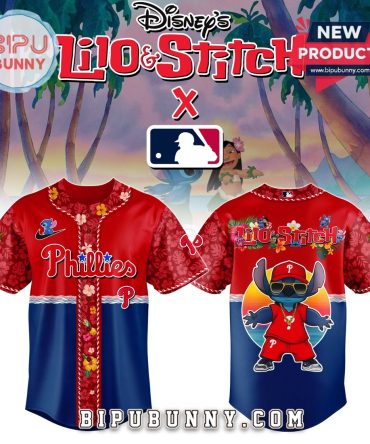 Philadelphia Phillies x Lilo and Stitch Baseball Jersey 2025