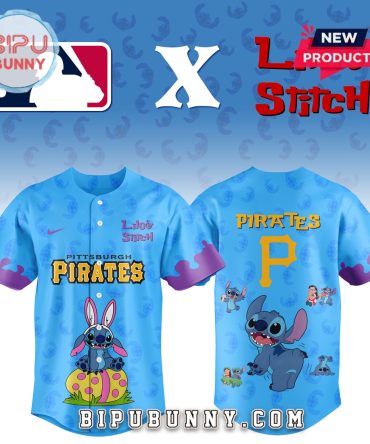 Pittsburgh Pirates MLB x Lilo and Stitch Baseball Jersey