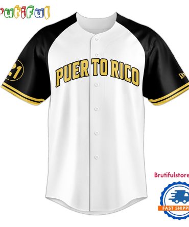 Puerto Rico Roberto Clemente 21 Baseball Jersey