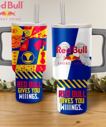 Red Bull Drinks Custom Stanley Cup 40 oz 30 oz Tumbler With Handle