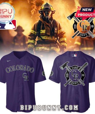 Rockies Baseball x Firefighter Appreciation Night Baseball Jersey