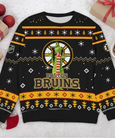 Special Release Boston Bruins NHL Ugly Sweater All Over Prints Christmas Season HONHL170924SW01BB
