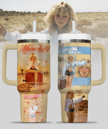 Sabrina Carpenter Music Custom Stanley Cup 40 oz 30 oz Tumbler With Handle